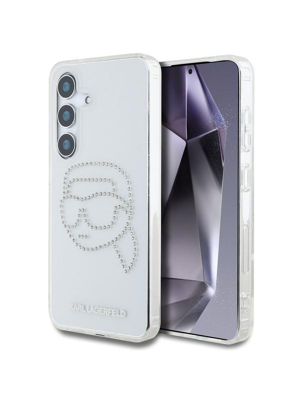 KARL LAGERFELD futerał do SAMSUNG S25 KLHCS25SHKHDCELT (IML Rhinestones K Head) transparentny