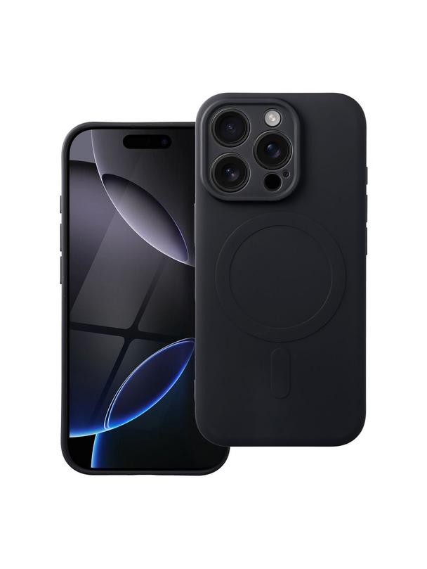 Futerał SILICONE MAG COVER kompatybilny z MagSafe do IPHONE 16 Pro czarny
