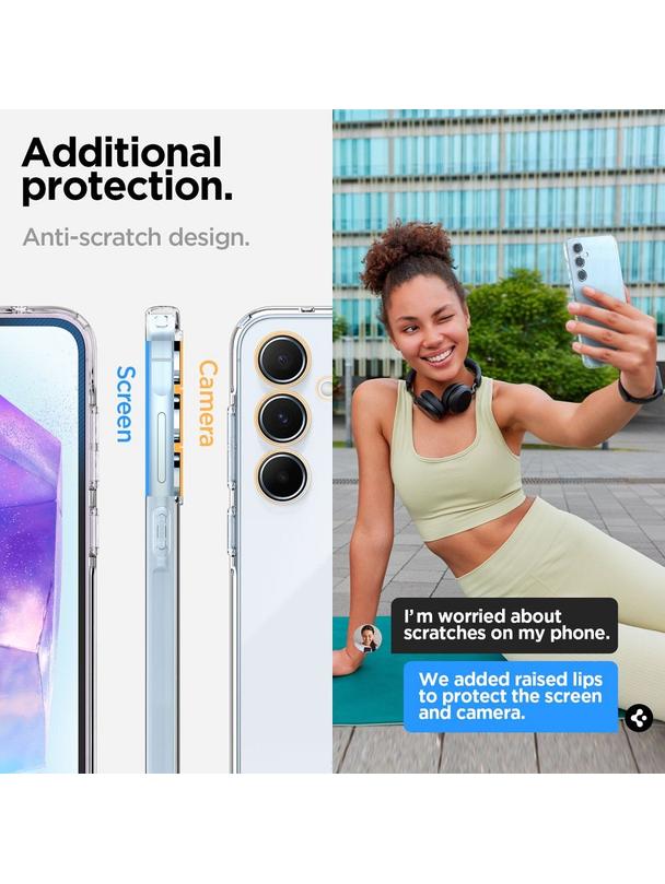 SPIGEN futerał LIQUID CRYSTAL do SAMSUNG A55 5G transparent