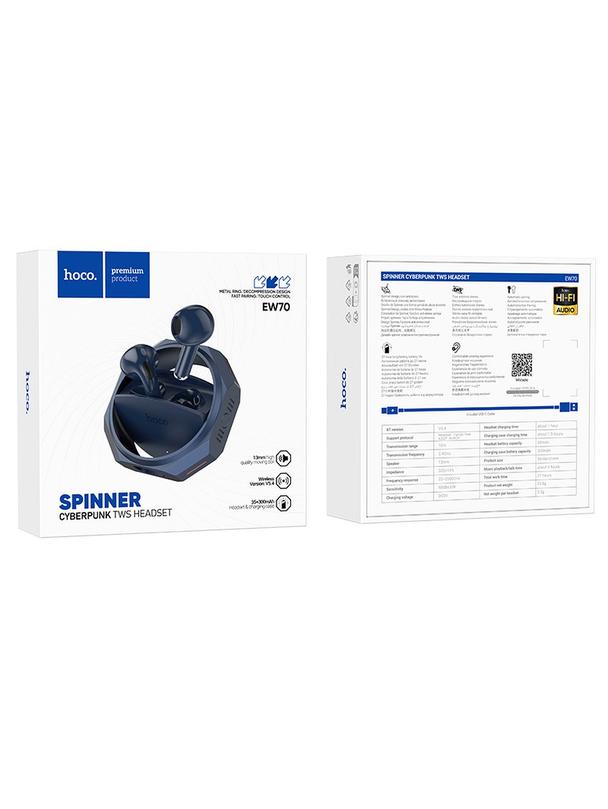 Słuchawki bezprzewodowe douszne Hoco EW70 granatowe