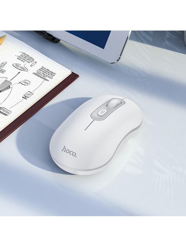 Myszka bezprzewodowa Hoco 2,4G 1600 dpi GM21 biała