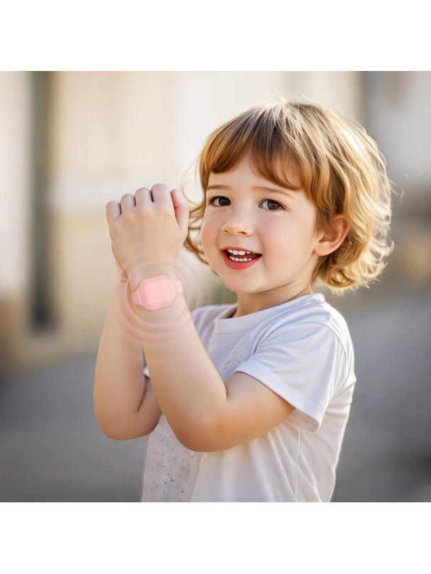 Lokalizator zgodny z Apple Find My Hoco w formie opaski E91E pudrowy