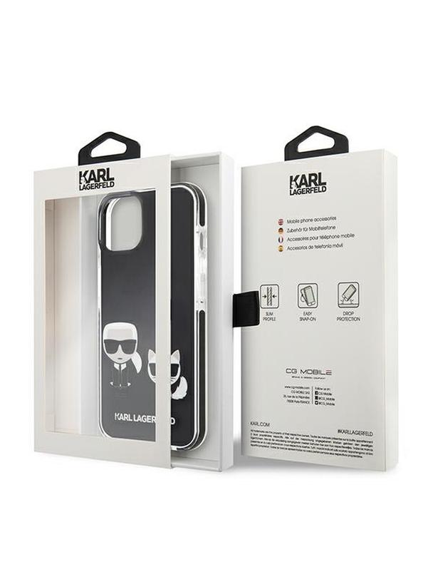 KARL LAGERFELD futerał do IPHONE 13 Mini KLHCP13STPEKCK (K C Bodies) czarny