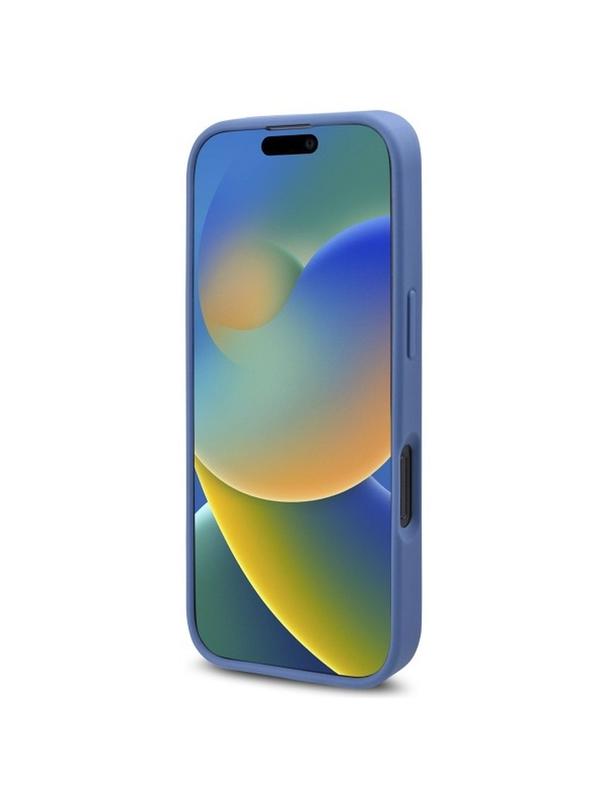 GUESS futerał do IPHONE 16 Pro kompatybilny z MagSafe GUHMP16LP4ROPEMCB (4G Flowers Print) blue