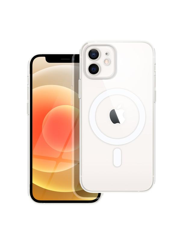 Futerał CLEAR MAG COVER z ochroną aparatu kompatybilny z MagSafe do IPHONE 12 transparentny