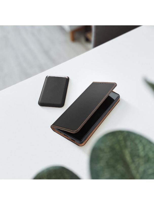 Kabura SMART PRO Book skórzana do XIAOMI Redmi Note 10 Pro czarny