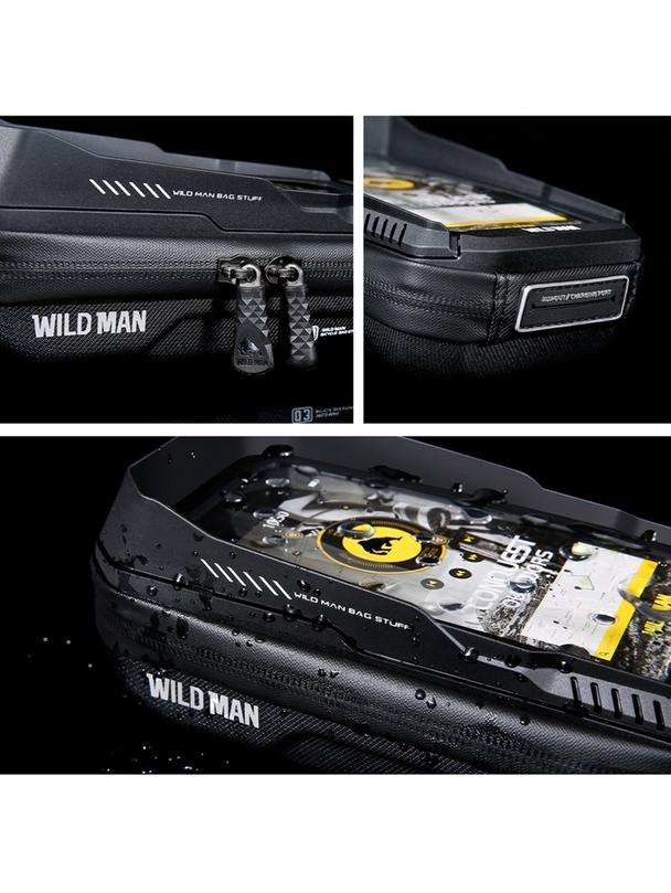 WILDMAN sakwa rowerowa na kierownicę na zamek 0,5L (4" - 7") XT3S czarna