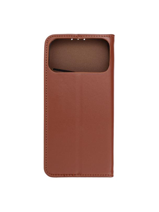 Kabura SMART PRO Book skórzana do IPHONE 17 Pro Max brązowy