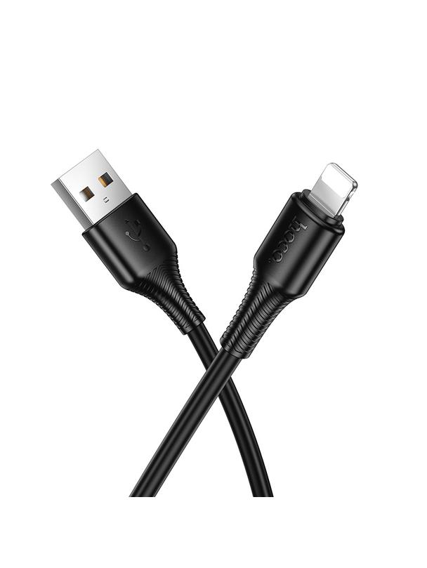 Kabel USB A do Lightning Hoco 2,4A 1 m X120 czarny