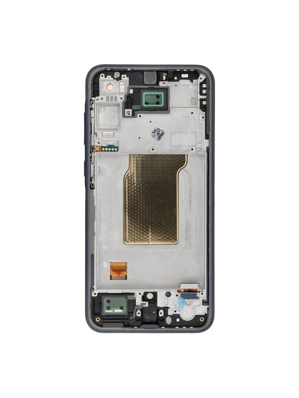 ServicePack Wyświetlacz LCD do SAMSUNG A35 5G A356B GH82-34221A   czarny / granatowy