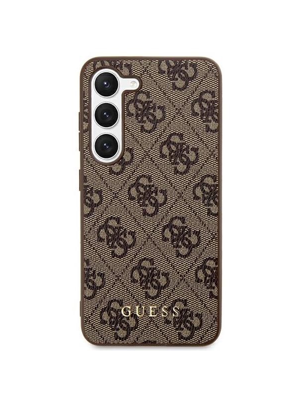GUESS futerał do SAMSUNG S24 Plus GUHCS24MG4GFBR (Classic logo) brązowy