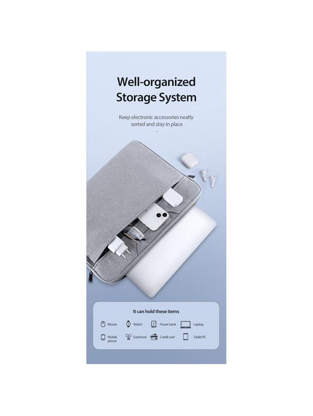 DUX DUCIS torba LBTC na laptop 14-15,4" Horizontal Handbag jasno szary