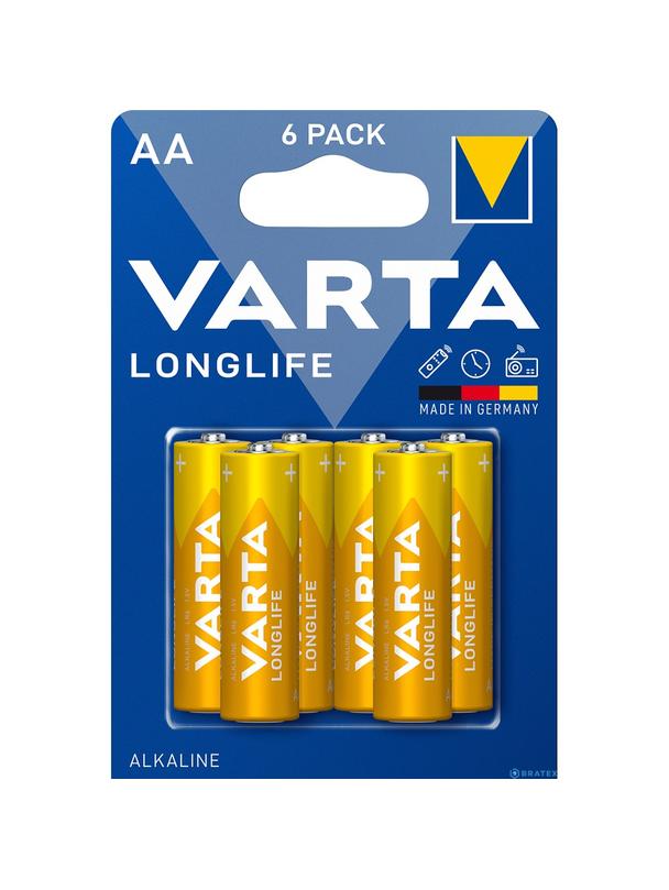 VARTA bateria alkaliczna R6 (AA) Longlife 6 szt