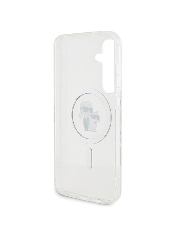 KARL LAGERFELD futerał do SAMSUNG S24 Plus KLHMS24MHGKCNOT (MAGSAFE IML KC) transparentny