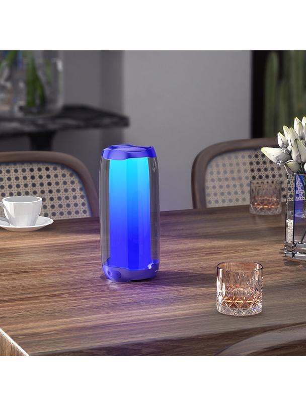 Głośnik bluetooth LED 10W 4h Hoco HC8 niebieski