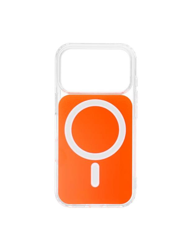 Futerał do Samsung A57 Clear Fusion Mag Cover zgodny z MagSafe hermes orange