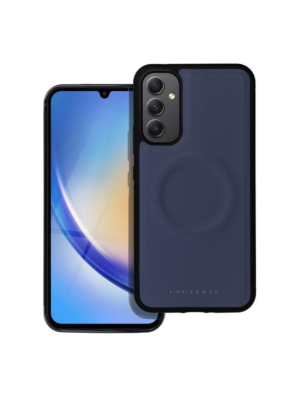 ROAR futerał MAG MORNING do SAMSUNG A34 Granatowy