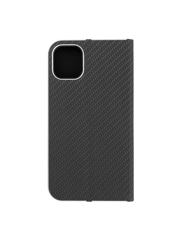 Kabura LUNA Book Carbon do IPHONE 11 czarny