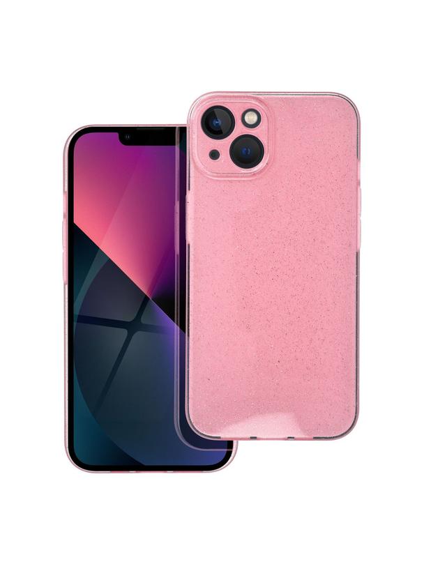 Futerał CLEAR CASE 2 mm BLINK do IPHONE 13 różowy