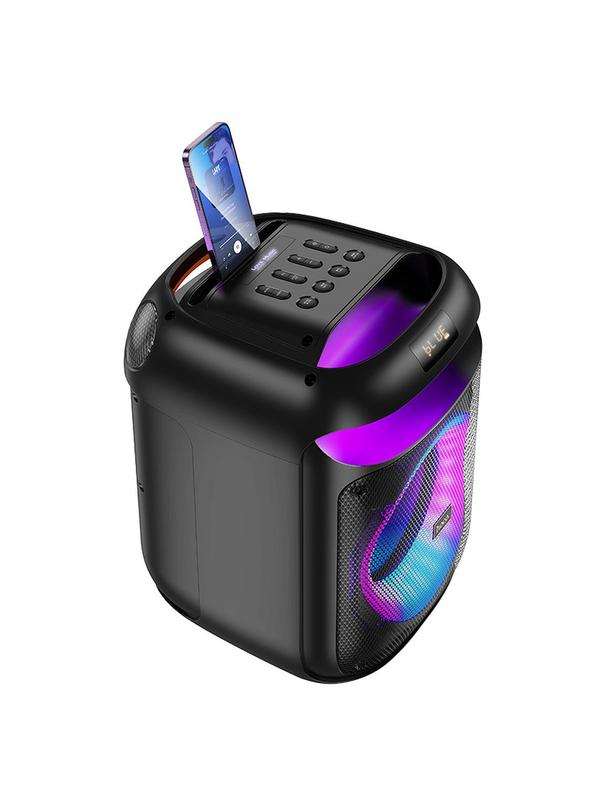 Zestaw do karaoke bluetooth 60W 6h Hoco HA13 czarny