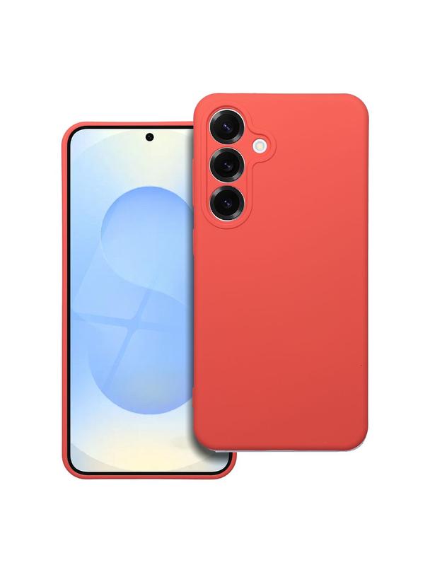 Futerał SILICONE do SAMSUNG S25 brzoskwiniowy