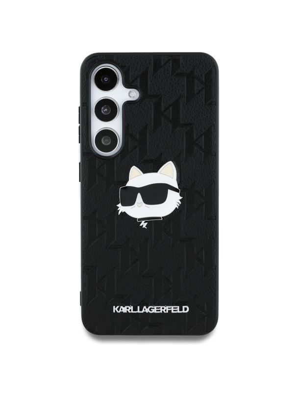 KARL LAGERFELD futerał do SAMSUNG S25 Plus KLHCS25MPGKLCHPK (PU Monogram Choupette Head Pin) czarny