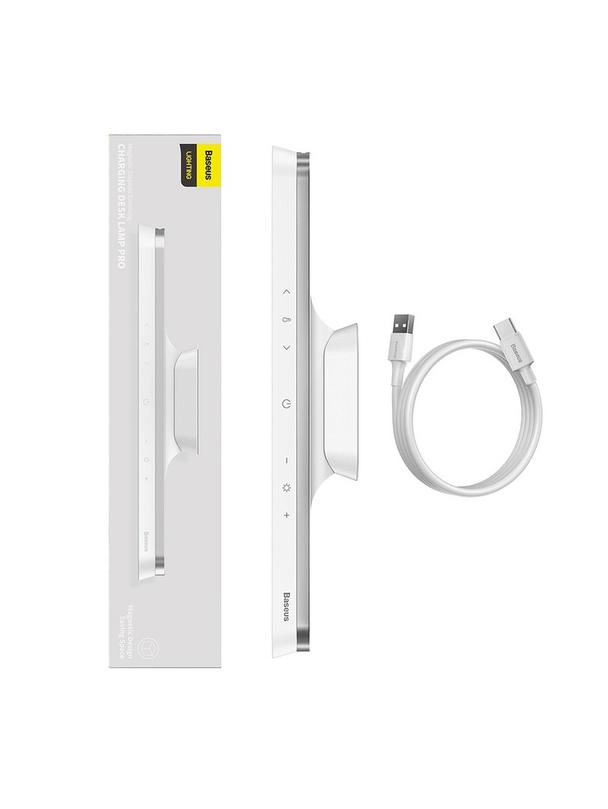 BASEUS bezprzewodowa magnetyczna lampka LED do pokoju 1800mAh DGXC-02 biała