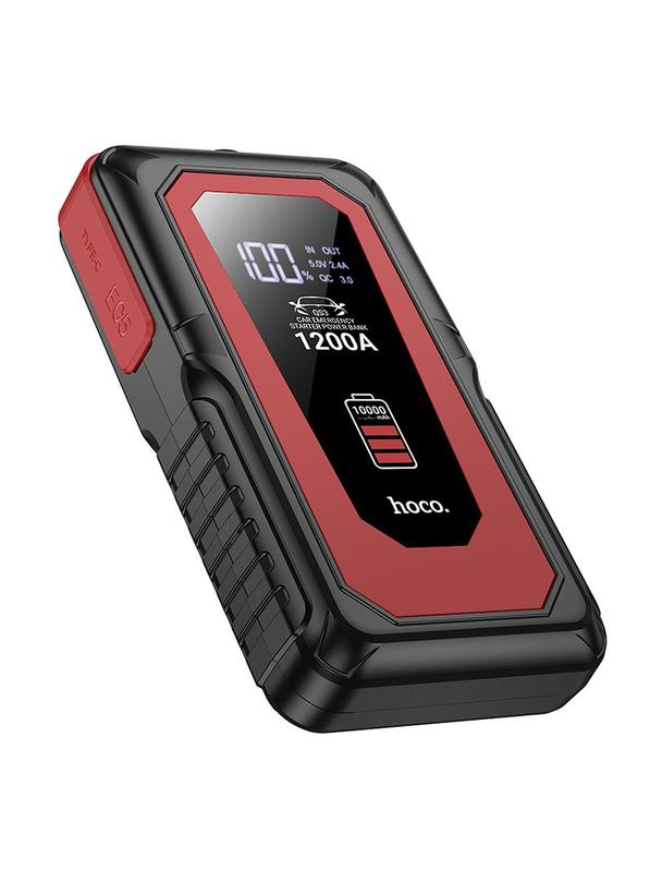 Powerbank Hoco 10000 mAh 2,4A 18W z funkcją rozruchu samochodu QS3 czarny
