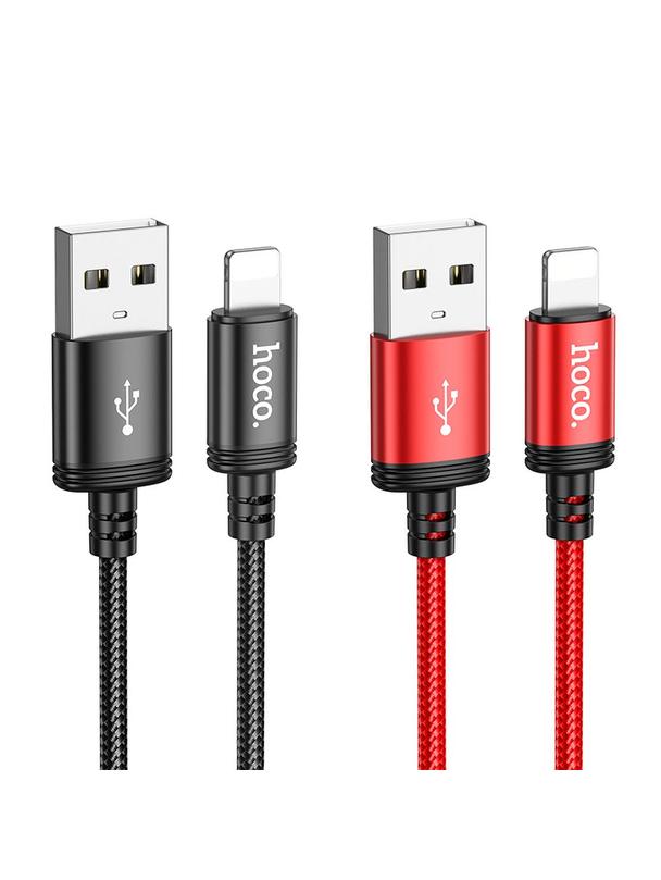 Kabel USB A do Lightning Hoco 2,4A 1 m X89 czarny