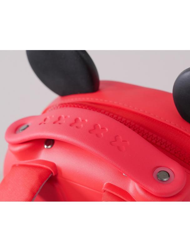 PICOCICI Mały plecak z uszkamni k52 czerwony