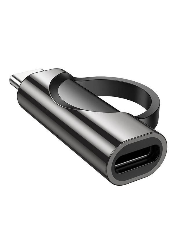 Adapter USB C do USB C Hoco 5A 100W z wyświetlaczem UA32 czarny