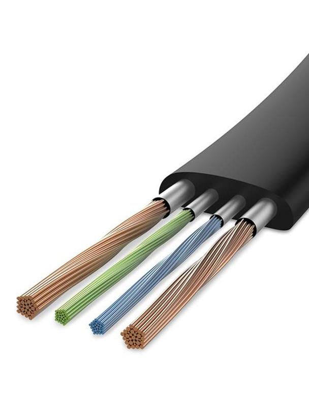 BASEUS kabel USB A do Lightning 2A Nimble CALMBJ-B91 0,23 m czarno czerwony