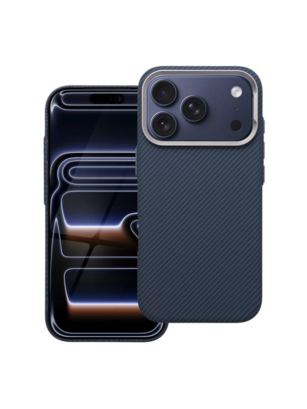 Futerał do iPhone 16 PRO Kevlar zgodny z MagSafe niebieski