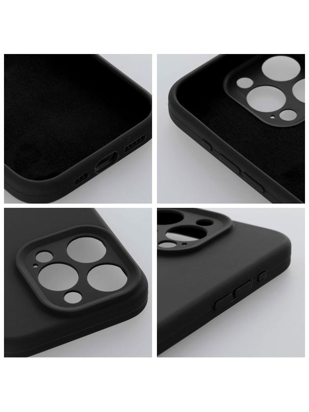 Futerał SILICONE 2mm do IPHONE 12 czarny