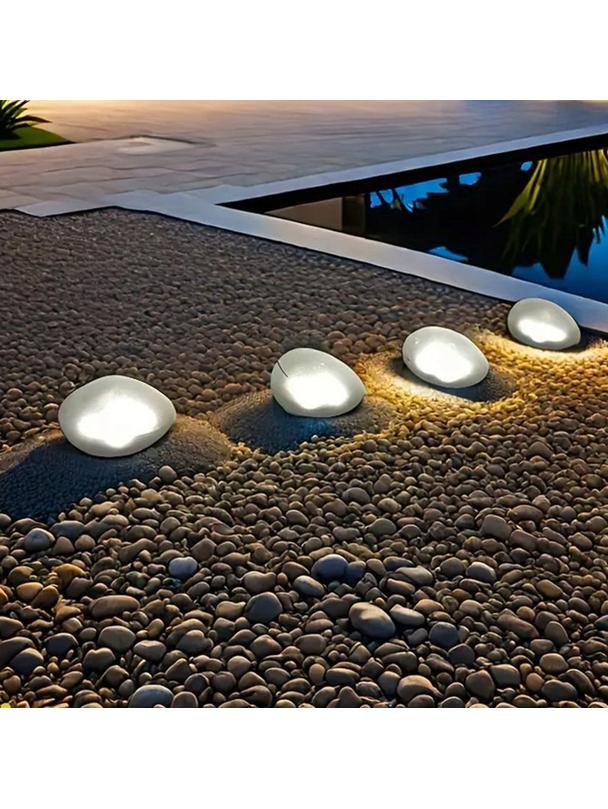 Lampa solarna LED w kształcie kamienia 16 cm RC-K-1487