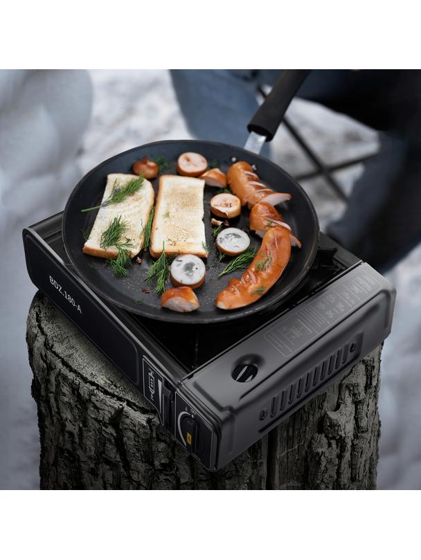 Turystyczna kuchenka gazowa BDZ.180-A czarna