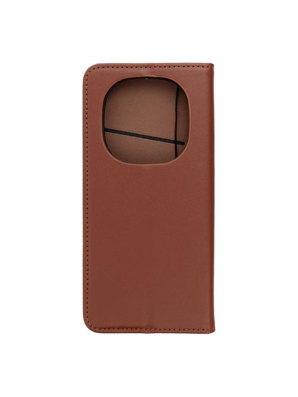 Kabura SMART PRO Book skórzana do XIAOMI Redmi Note 14 PRO 4G brązowy