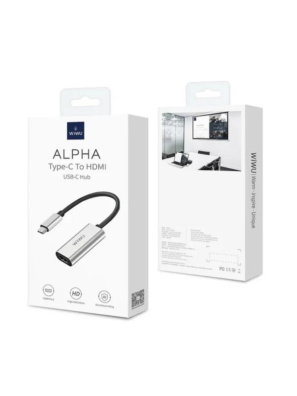 WiWU - Adapter serii Legend Wi-C049 USB C do HDMI - czarny