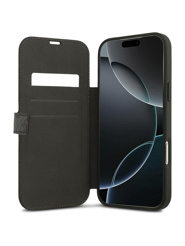 GUESS kabura do IPHONE 17 Pro Max GUBKP17X4GMGGR (PU 4G Metal Logo) czarna