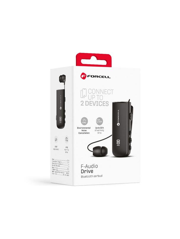 Słuchawka bluetooth Forcell F-Audio Drive EarBud czarna