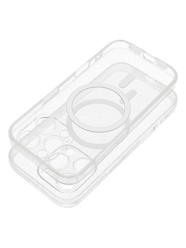Futerał do Samsung S26 (camera protection) Clear Mag Cover zgodny z MagSafe transparentny glitter