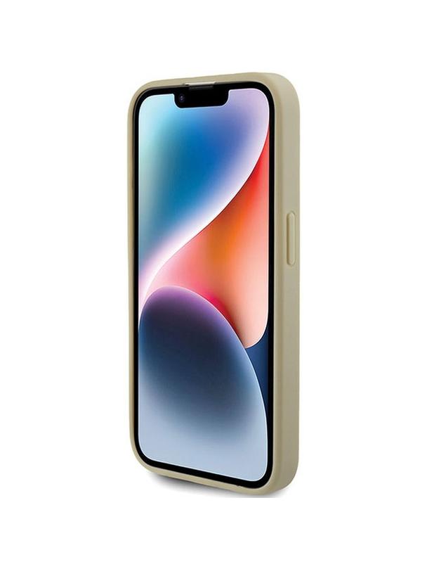 GUESS futerał do IPHONE 15 Pro GUHCP15LHG4SGD (Fixed Glitter Big 4G) złoty