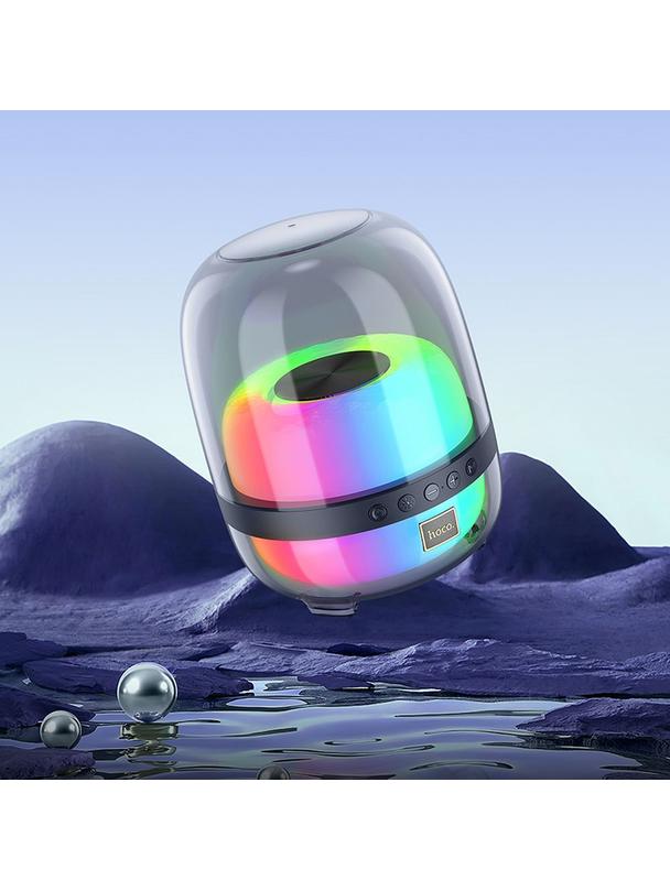 Głośnik bluetooth LED 10W 5h Hoco BS58 czarny