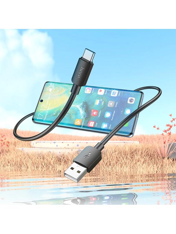 Kabel USB A do USB C Hoco PD 2,4A 27W 1 m X96 czarny