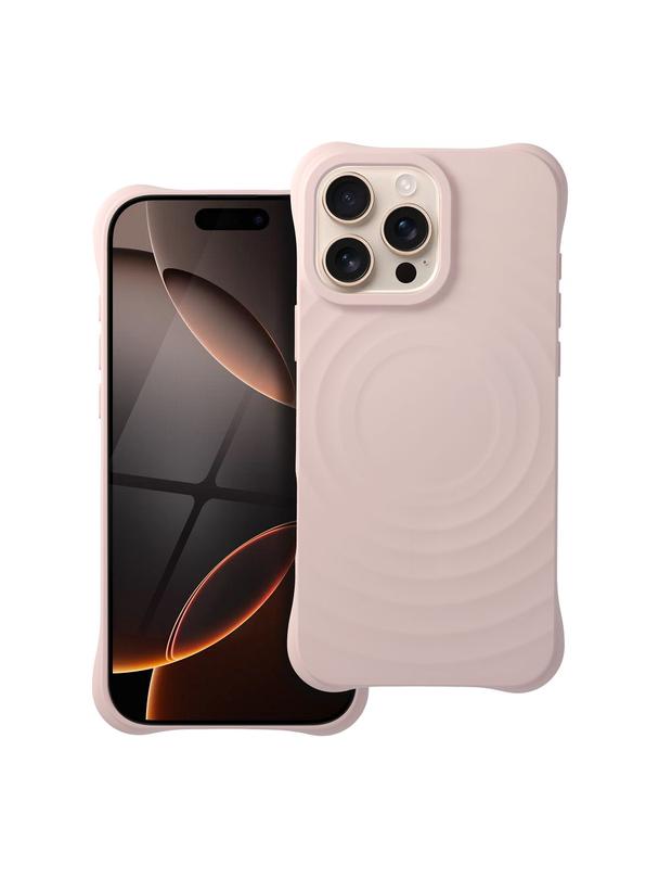 Silicone Zephyr Mag Cover kompatybilny z MagSafe do IPHONE 16 PRO MAX różowy