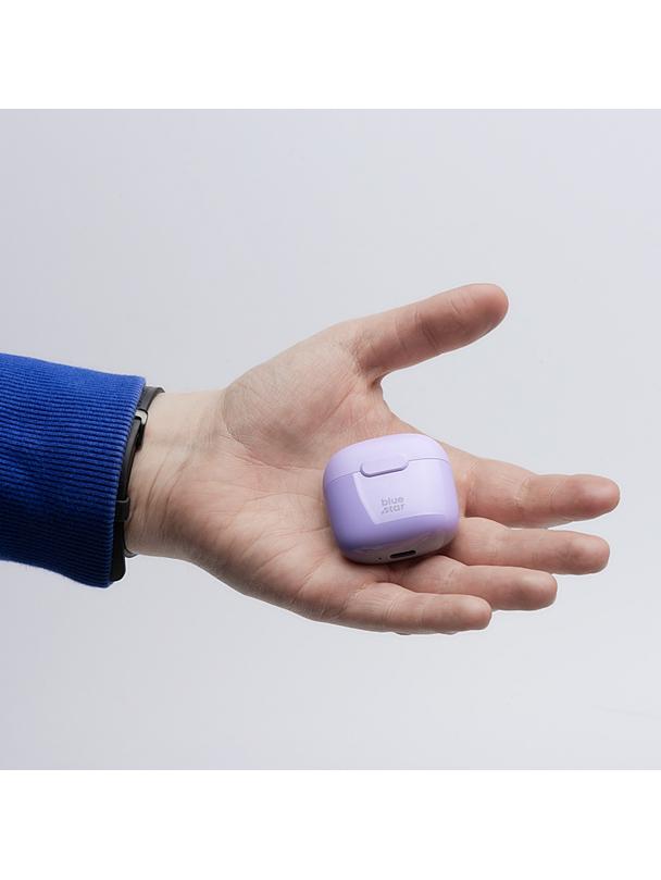 Słuchawki bezprzewodowe douszne Blue Star FI7 TWS fioletowe