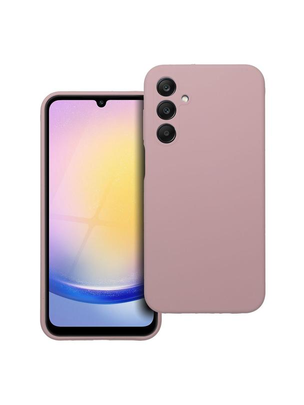 Futerał SILICONE 2mm do SAMSUNG A25 5G pudrowy róż