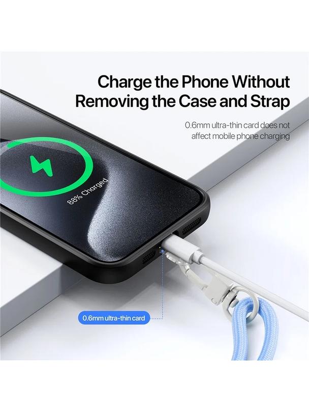 DUX DUCIS Plaz - smycz do telefonu jasno niebieska