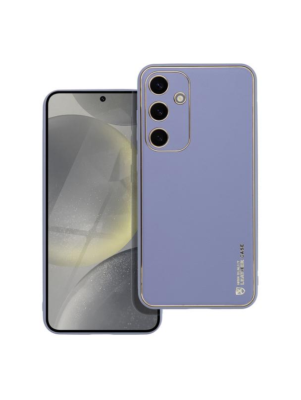 Futerał LEATHER CASE skórzany do SAMSUNG S24 Plus niebieski