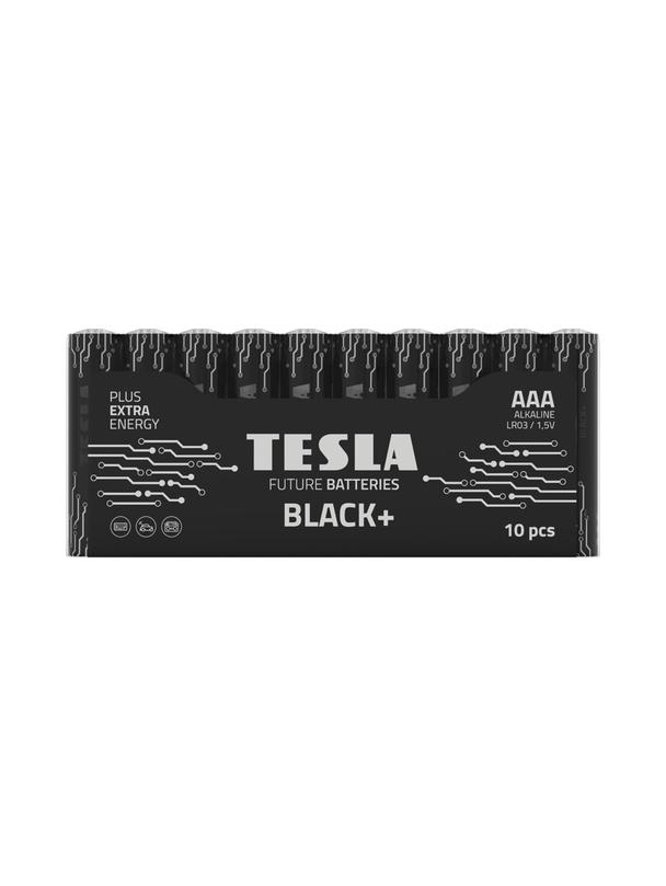 TESLA bateria alkaliczna R3 (AAA) BLACK+ [10x72] 10 szt